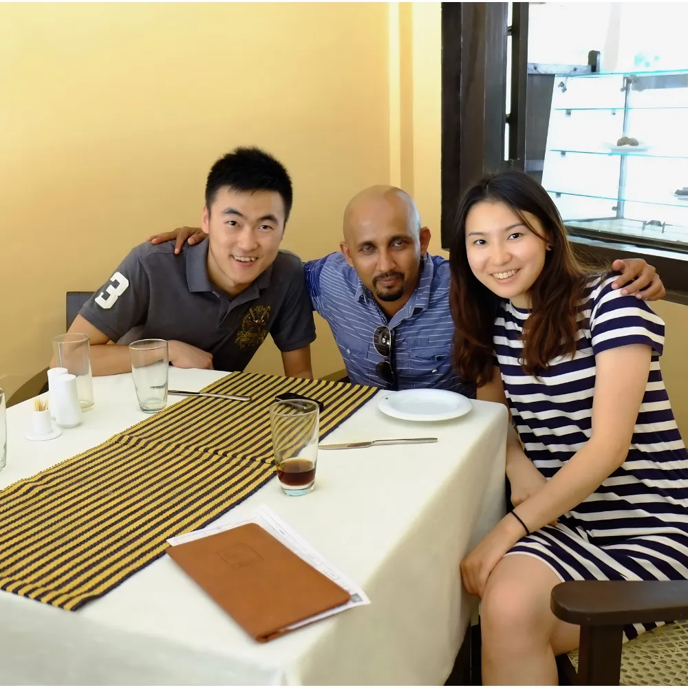 serendib events and tours sri lanka travel agent tour operator with guests from China